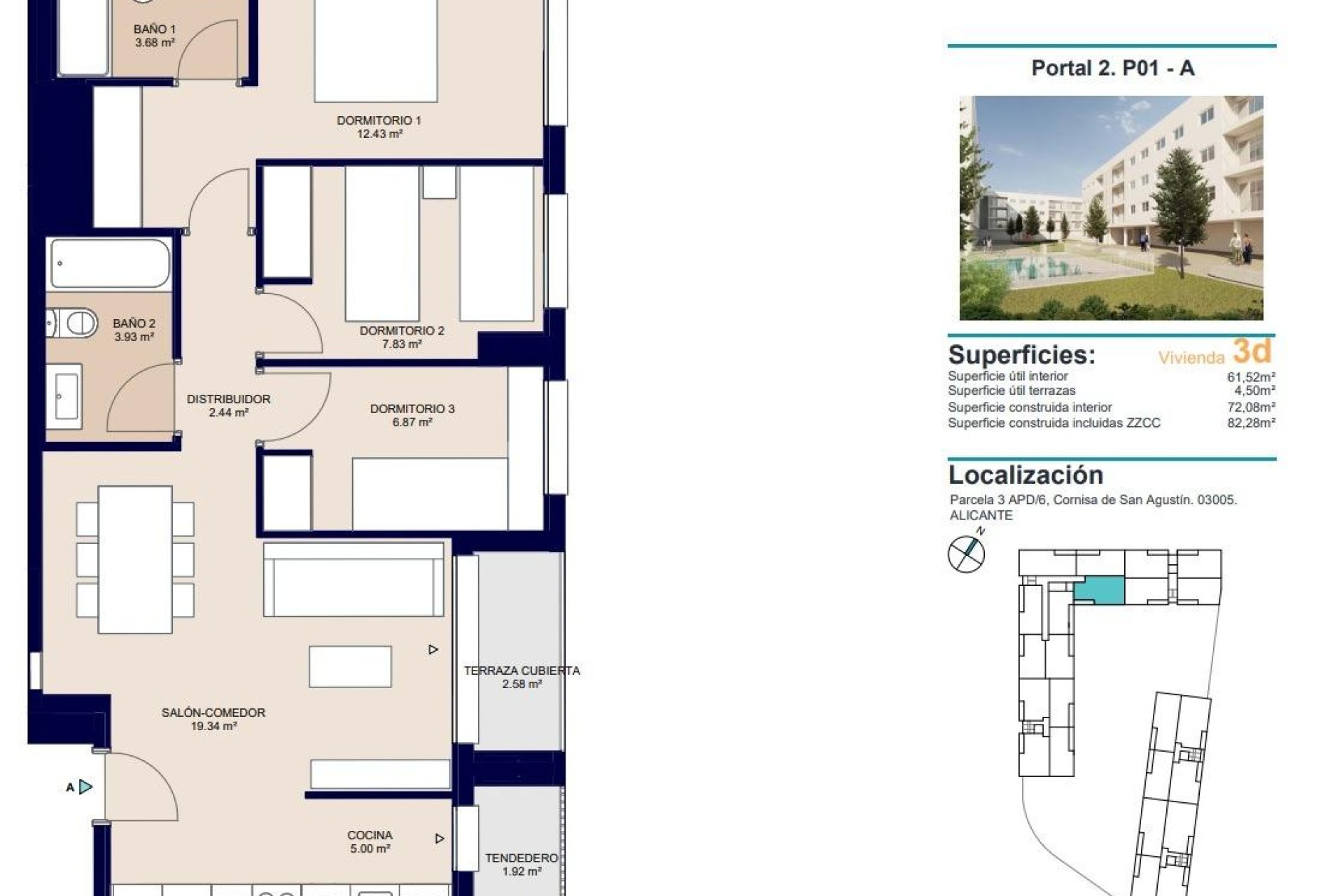 Obra nueva - apartment -
Alicante - San Agustín