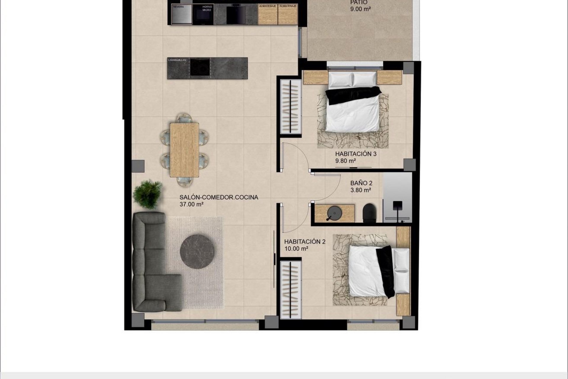 Obra nueva - apartment -
Catral - pueblo