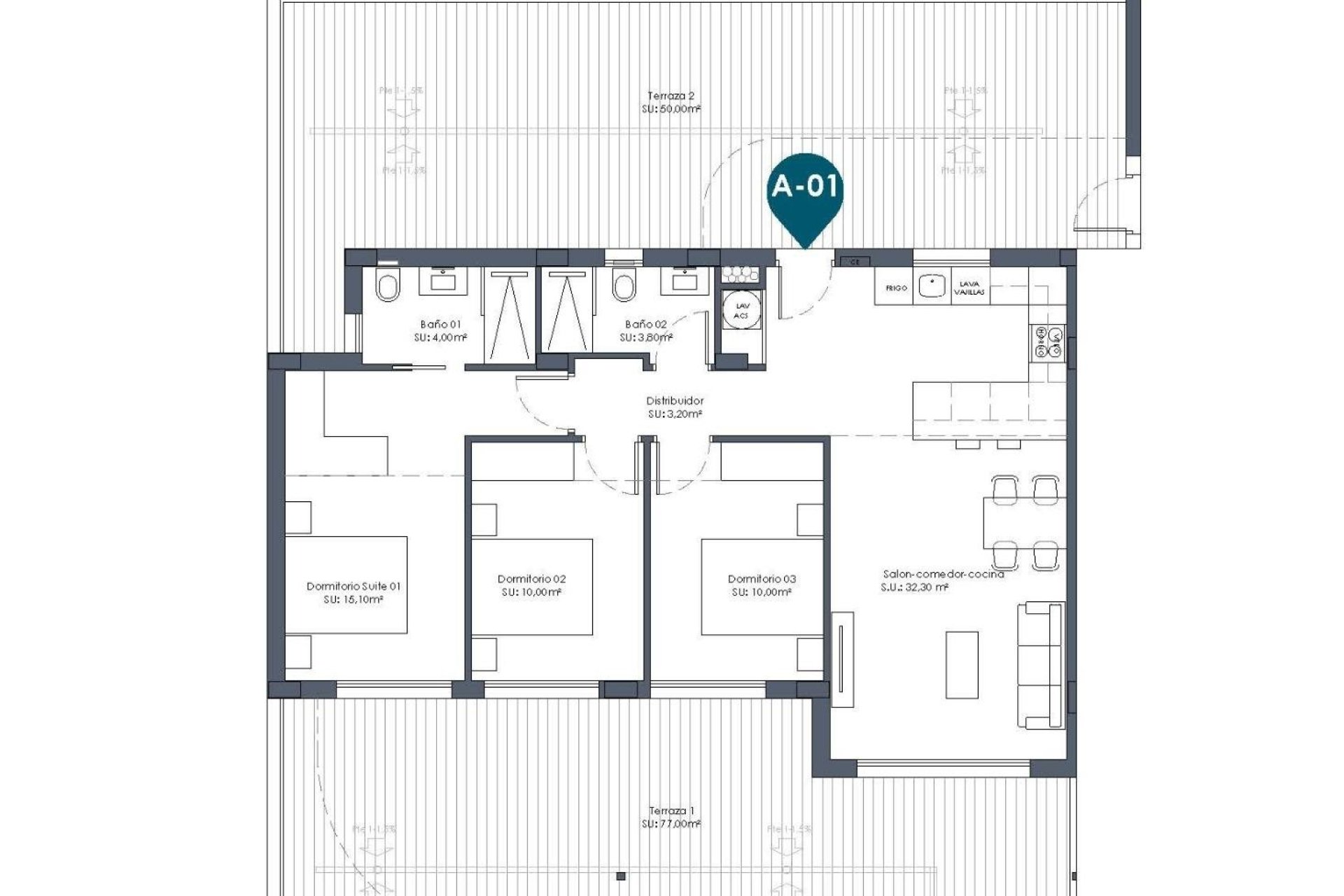 Obra nueva - apartment -
Los Alcazares - Serena Golf