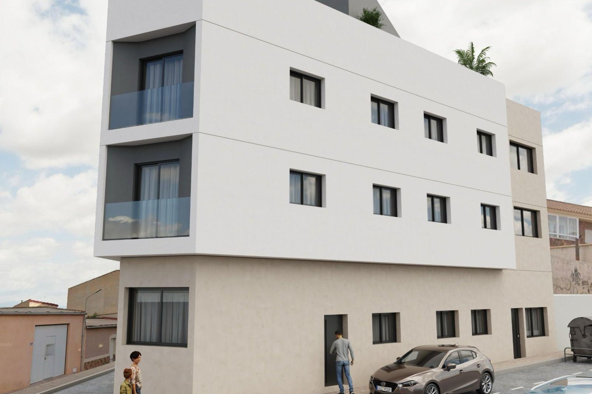 Obra nueva - apartment -
Mazarron - pueblo