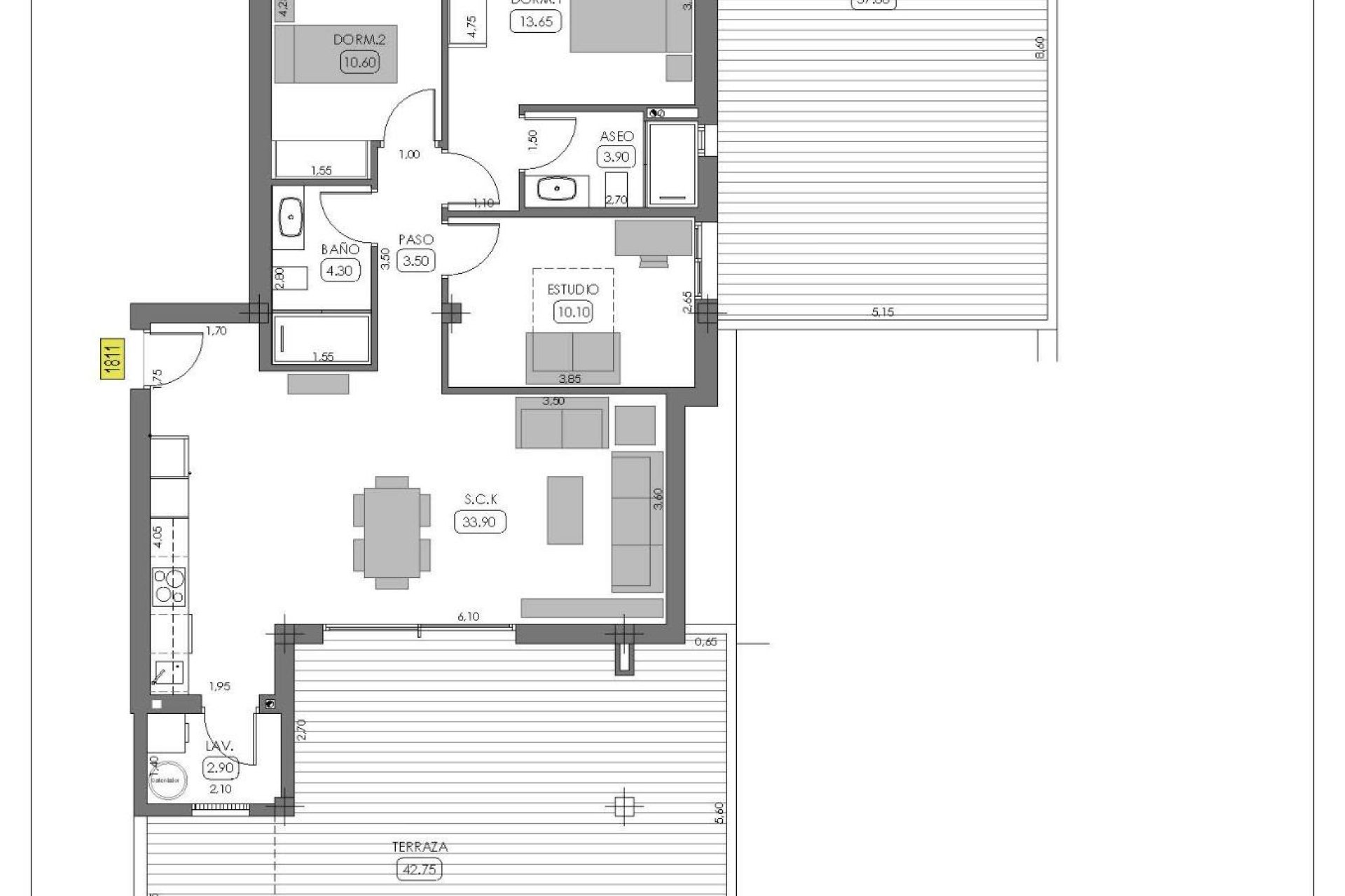 Obra nueva - Bungalow -
Algorfa - La Finca Golf