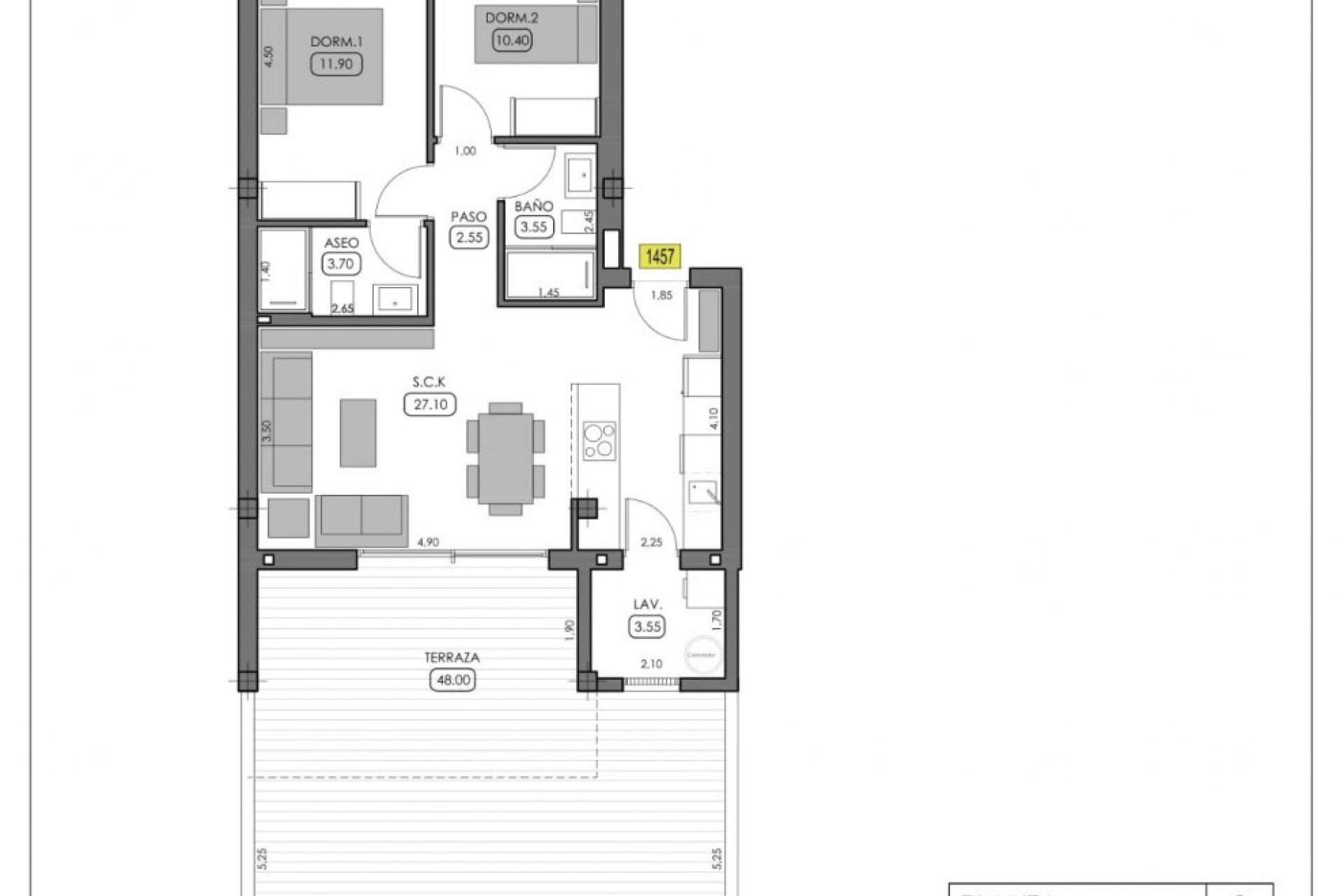 Obra nueva - Bungalow -
Algorfa - La Finca Golf