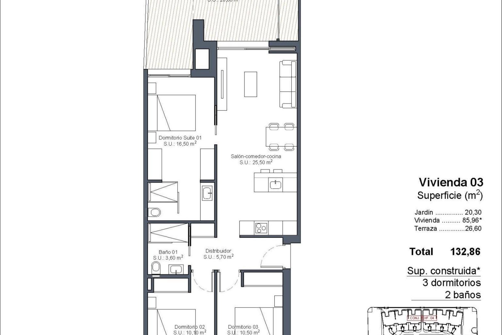 Obra nueva - Bungalow -
Ciudad Quesada - Lo Marabú