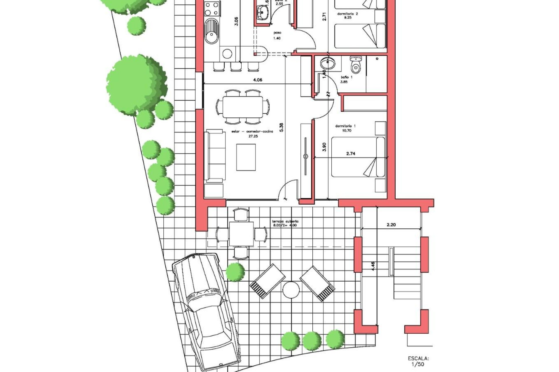 Obra nueva - Bungalow -
Fuente Álamo - La Pinilla