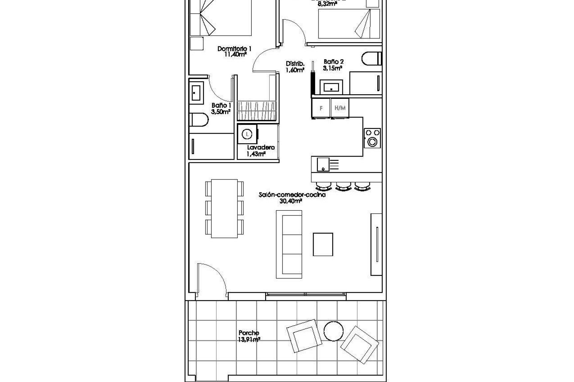 Obra nueva - Bungalow -
Pilar de la Horadada - Parque Ramon eugenio Escudero