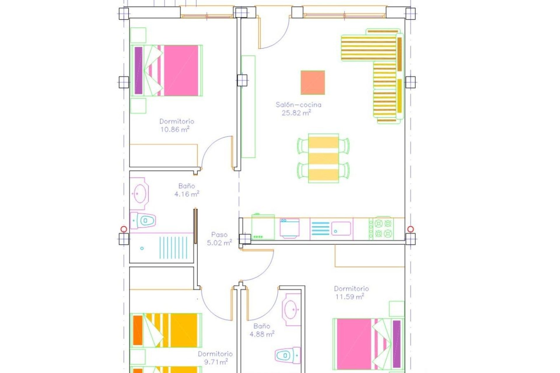 Obra nueva - Bungalow -
San Javier - pueblo