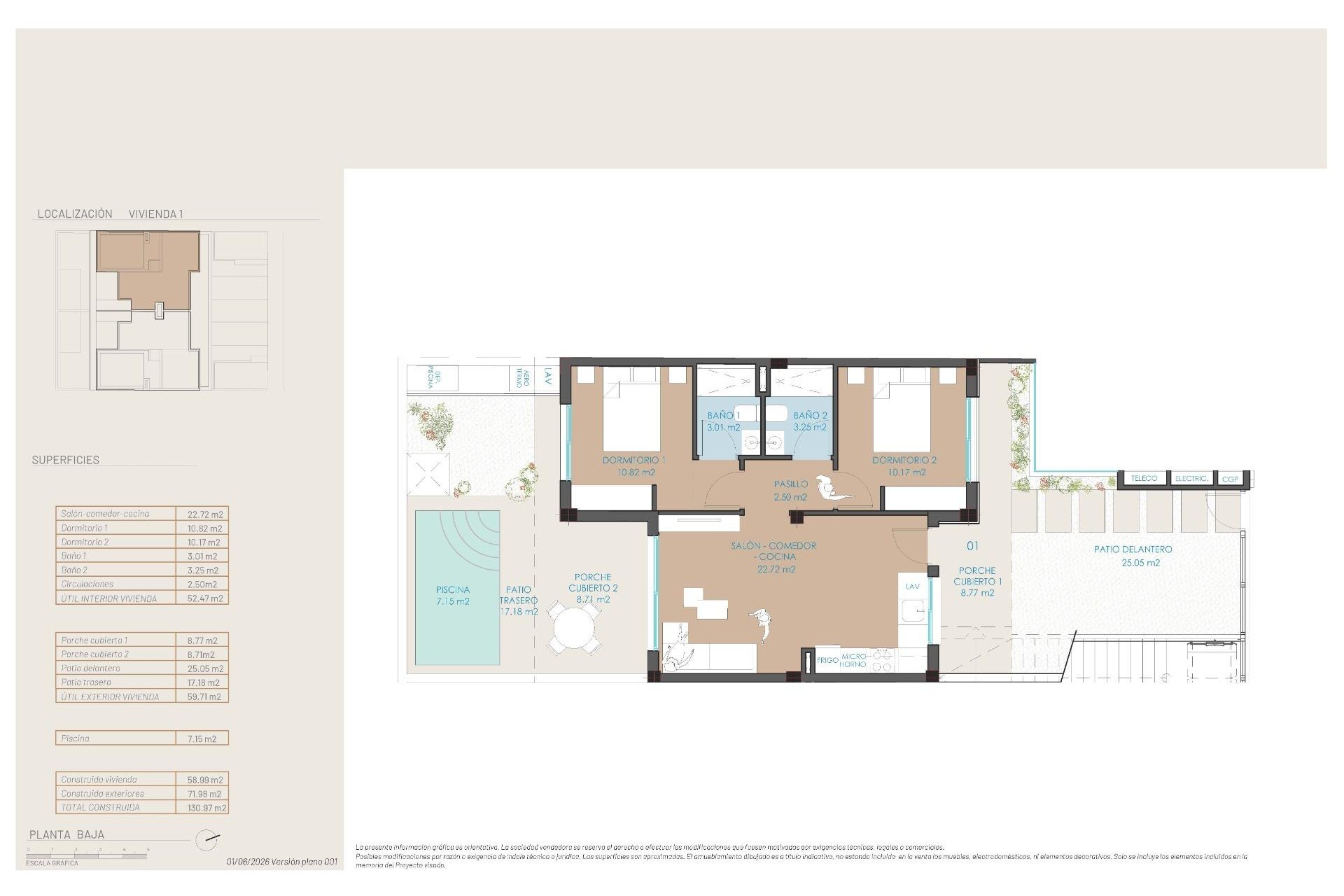 Obra nueva - Bungalow -
San Pedro del Pinatar - Molino de Chirrete