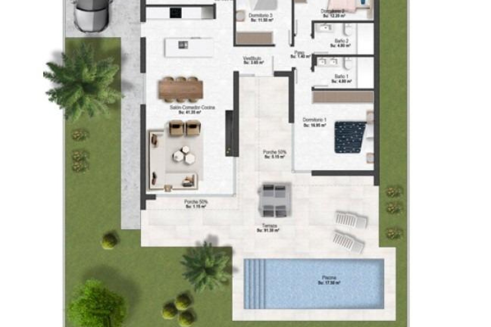 Obra nueva - villa -
Baños y Mendigo - Altaona Golf