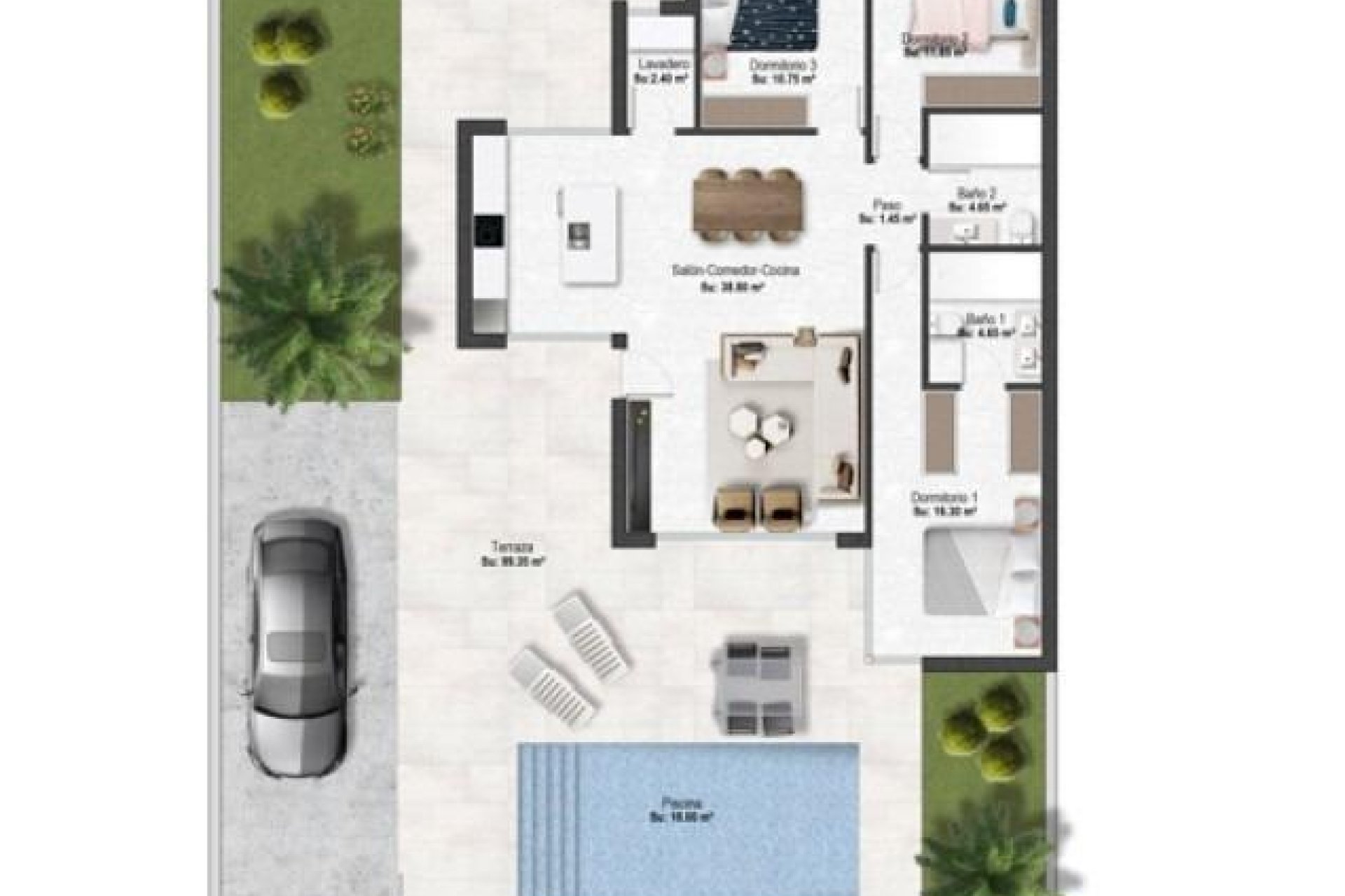 Obra nueva - villa -
Baños y Mendigo - Altaona Golf