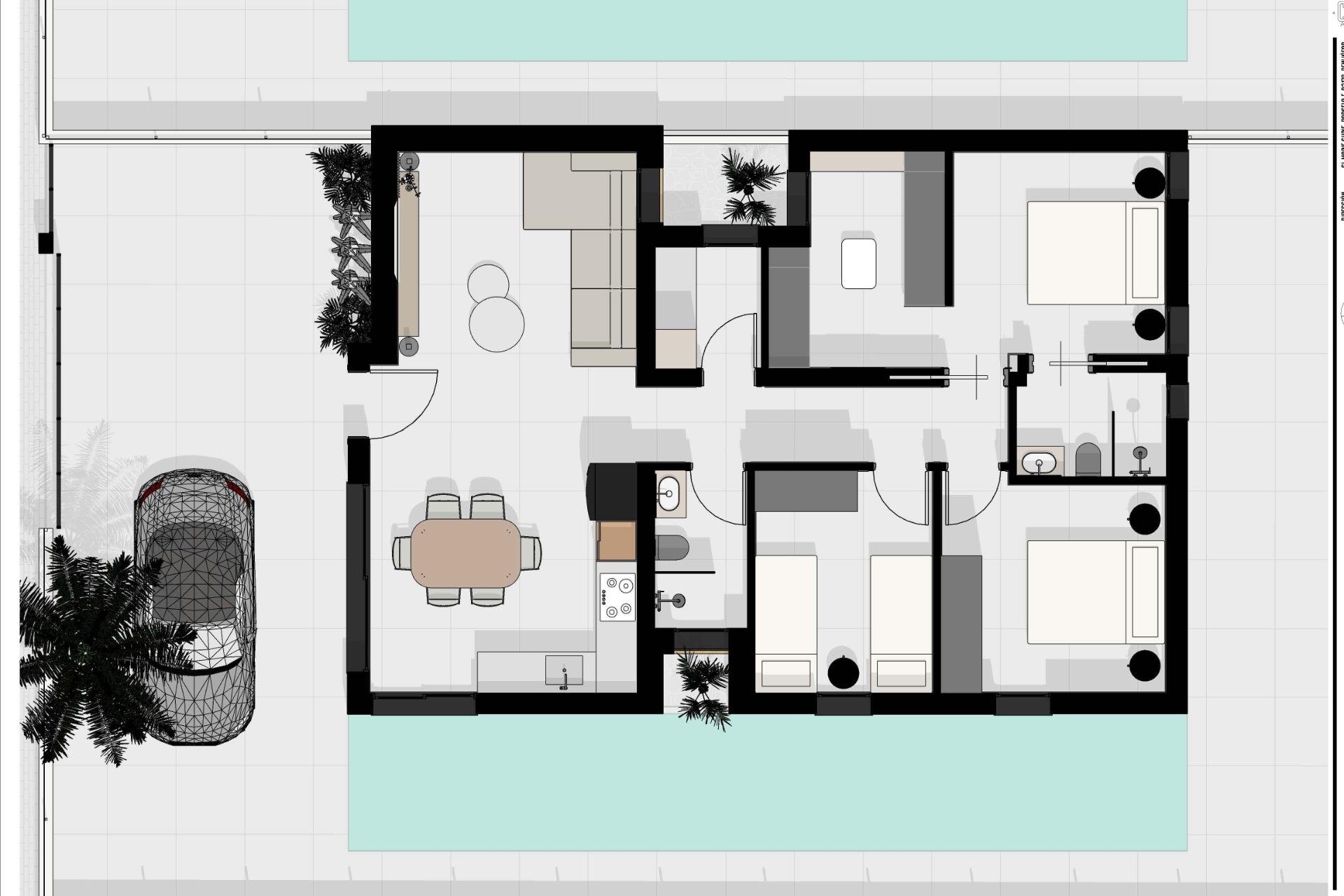 Obra nueva - villa -
Benijofar - Urb. Monteazul