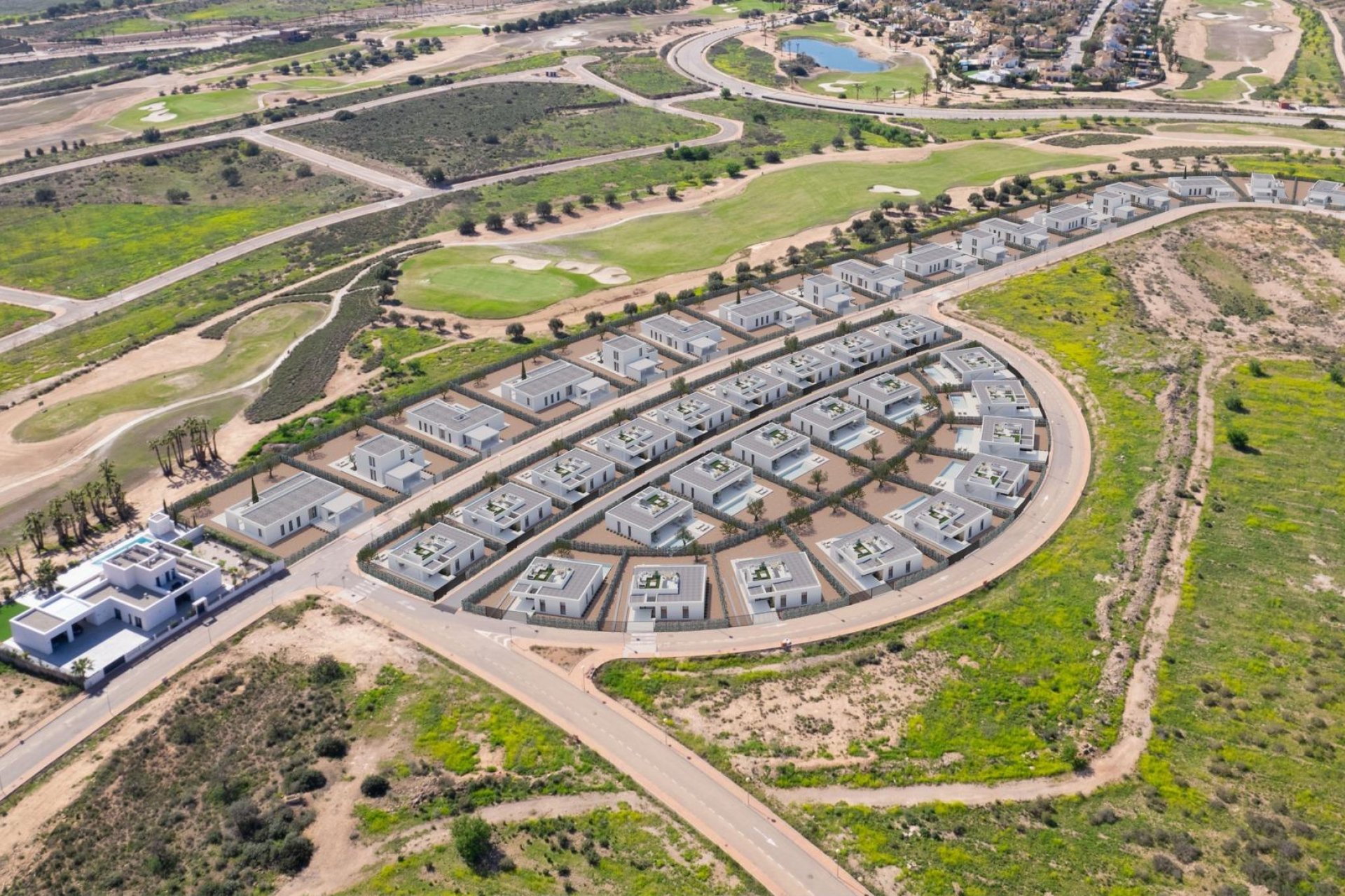 Obra nueva - villa -
Fuente Álamo - Hacienda del Alamo