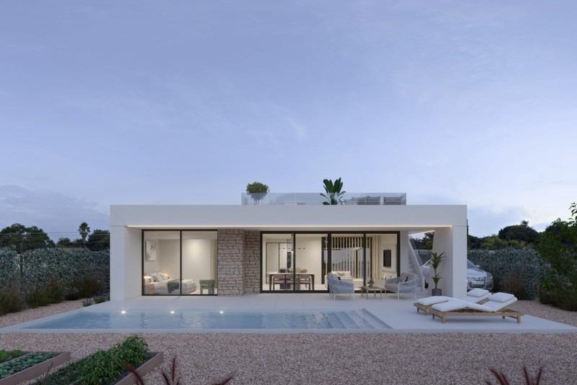 Obra nueva - villa -
Fuente Álamo - Hacienda del Alamo