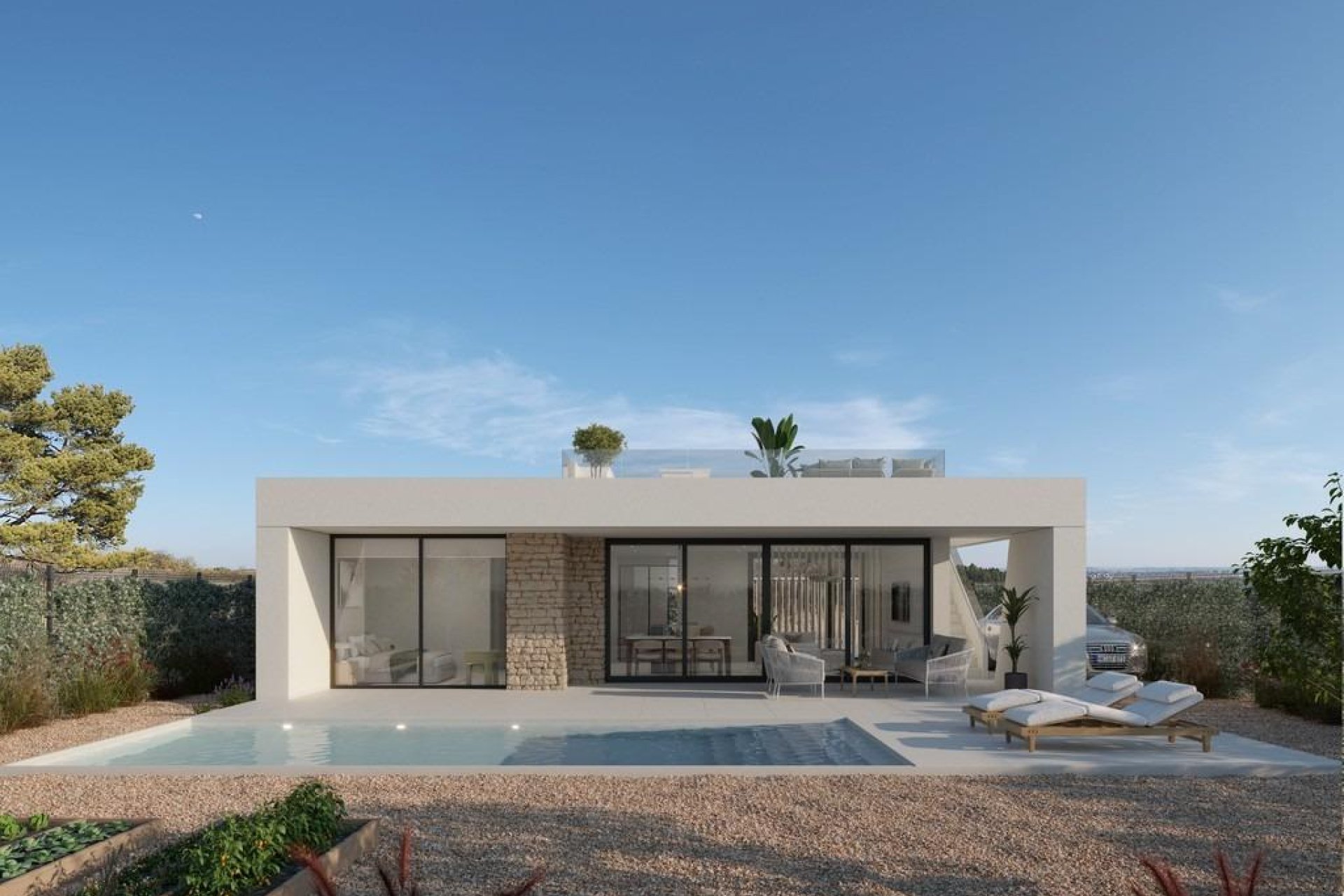 Obra nueva - villa -
Fuente Álamo - Hacienda del Alamo