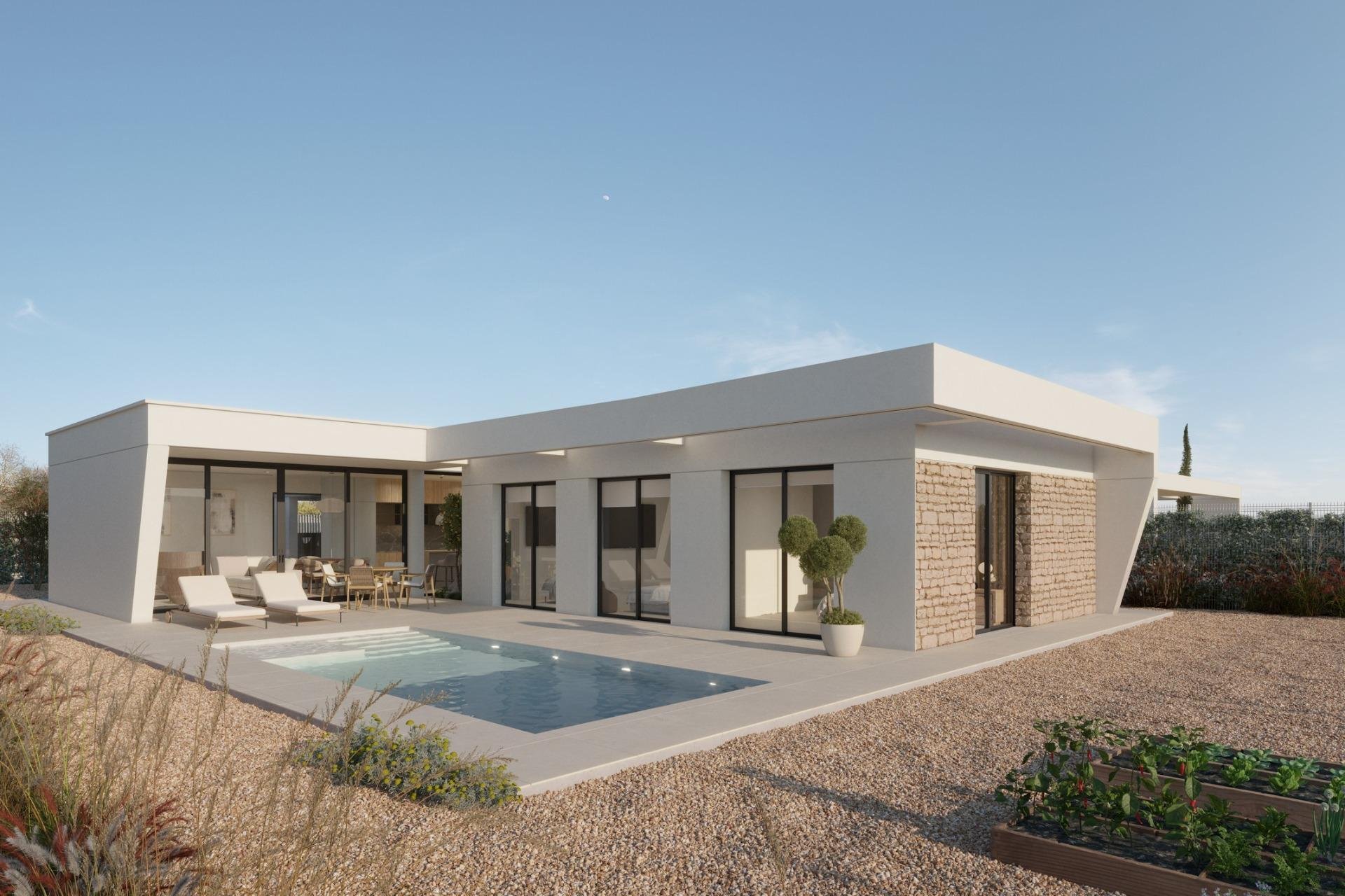 Obra nueva - villa -
Fuente Álamo - Hacienda del Alamo