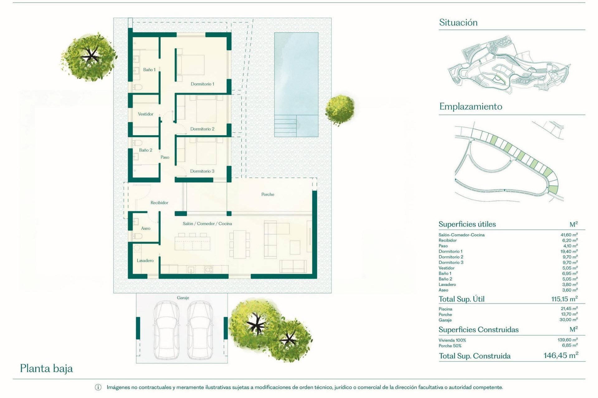 Obra nueva - villa -
Fuente Álamo - Hacienda del Alamo