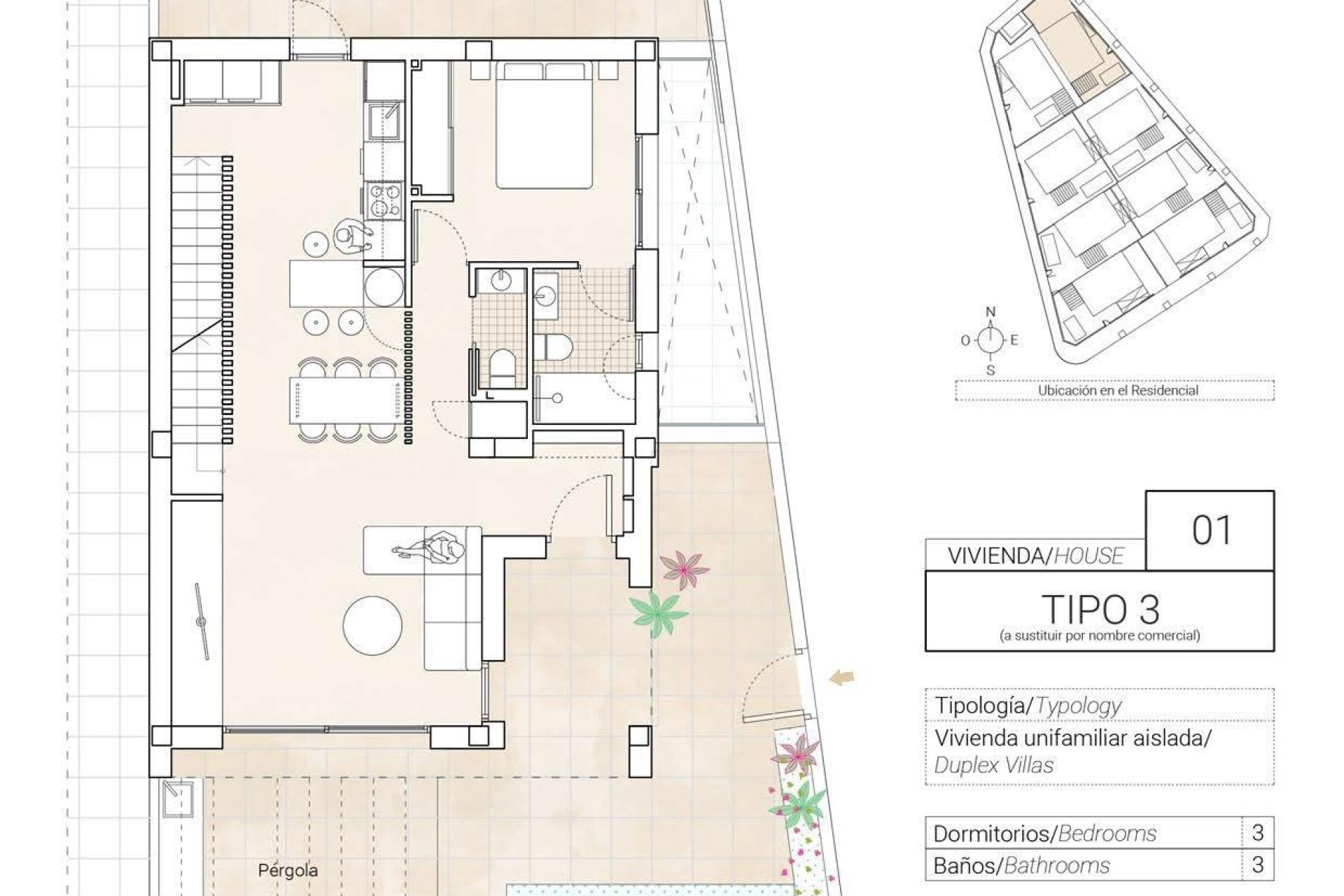 Obra nueva - villa -
Hondón de las Nieves - Centro