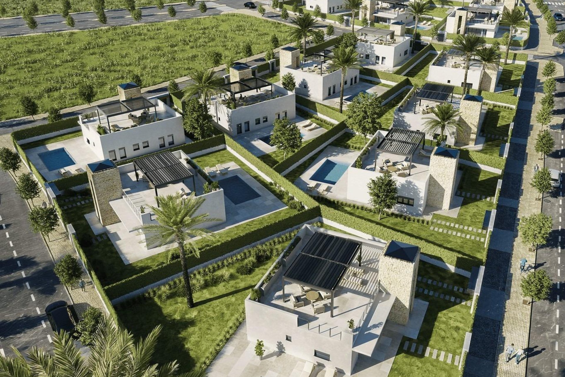 Obra nueva - villa -
Lorca - Jardines de Almenara