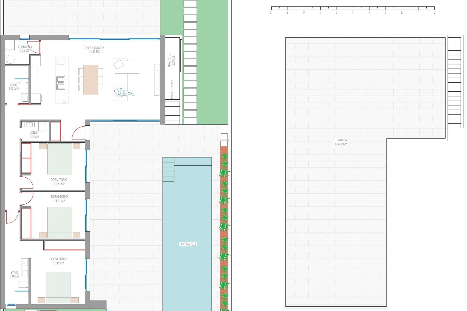 Obra nueva - villa -
Los Alcazares - Serena Golf