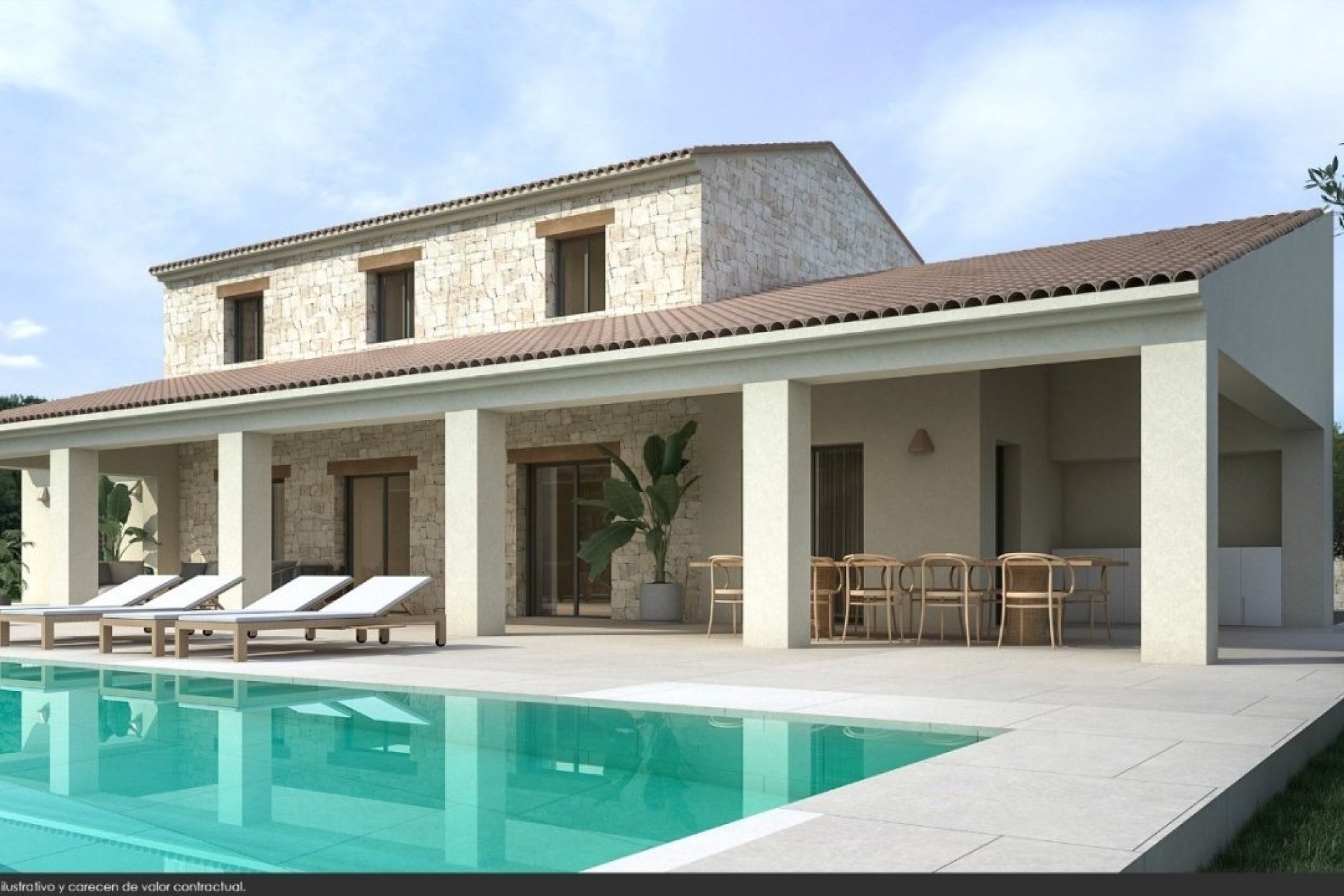 Obra nueva - villa -
Moraira_Teulada - Fustera