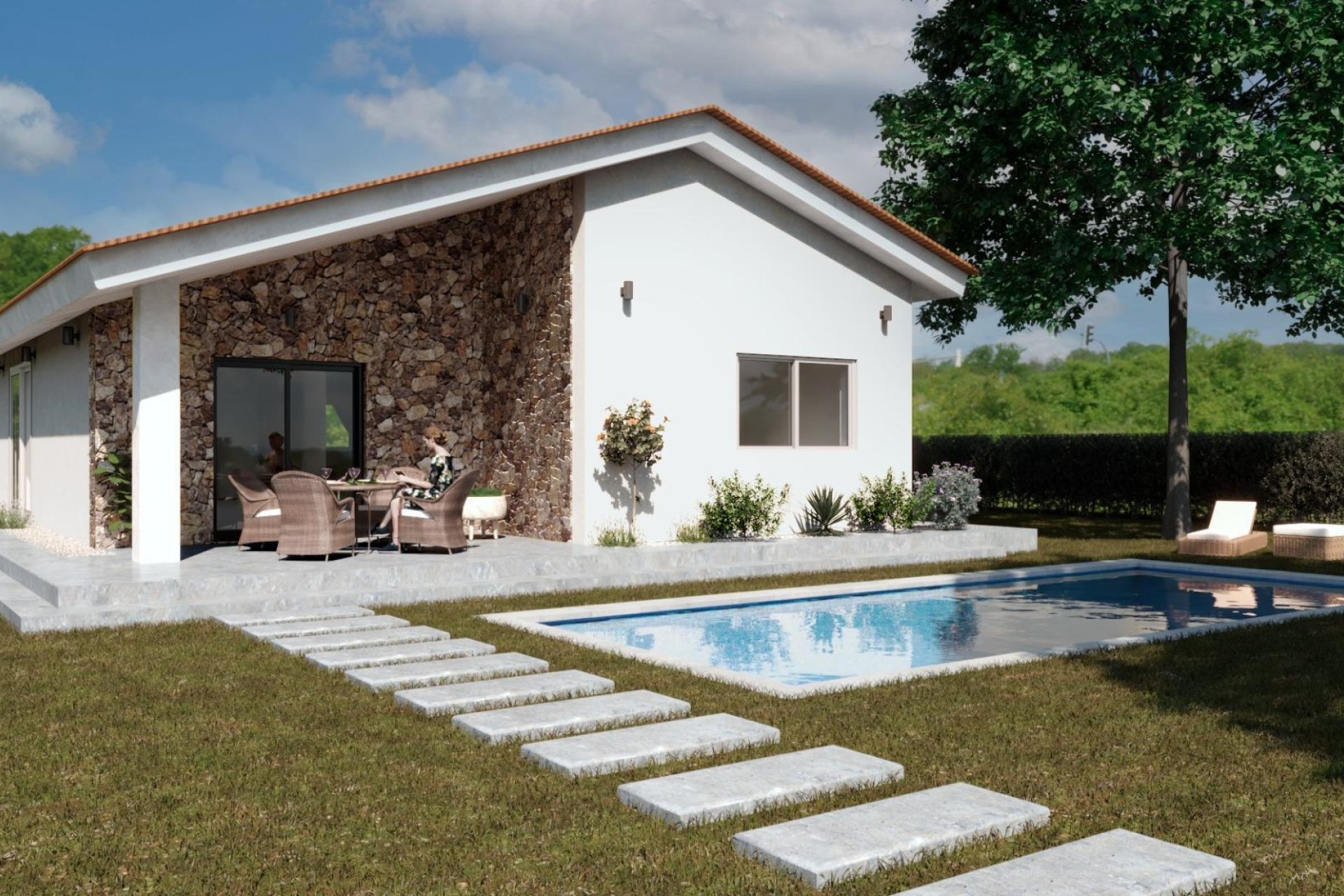 Obra nueva - villa -
Moratalla - Campo de San Juan