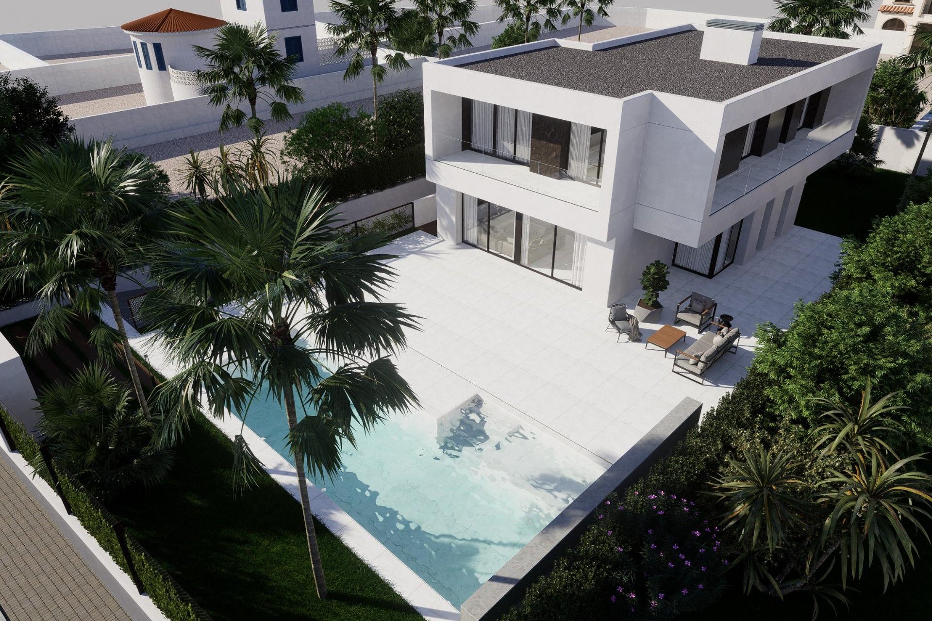 Obra nueva - villa -
Orihuela Costa - La Zenia
