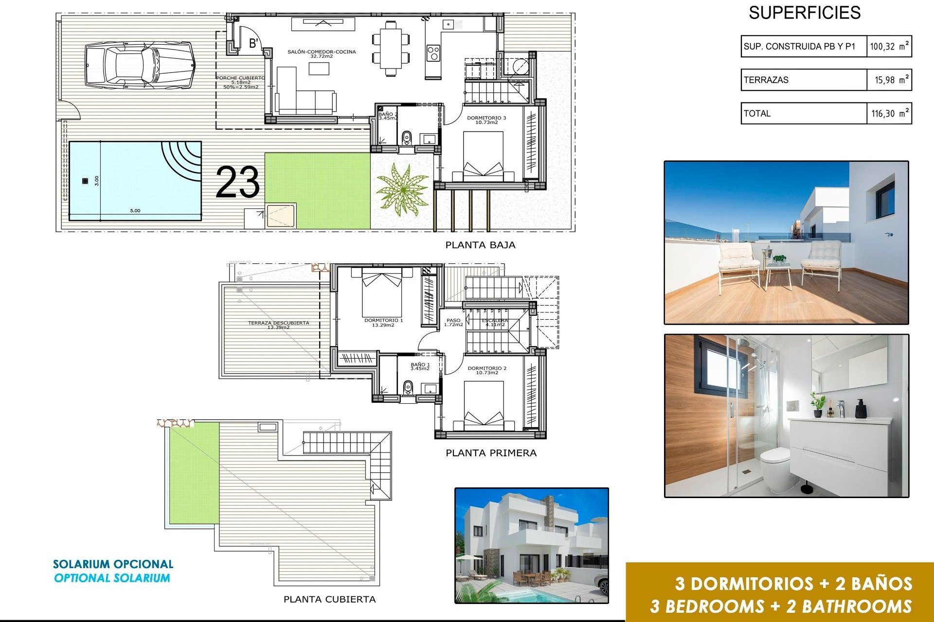 Obra nueva - villa -
Orihuela - Vistabella Golf