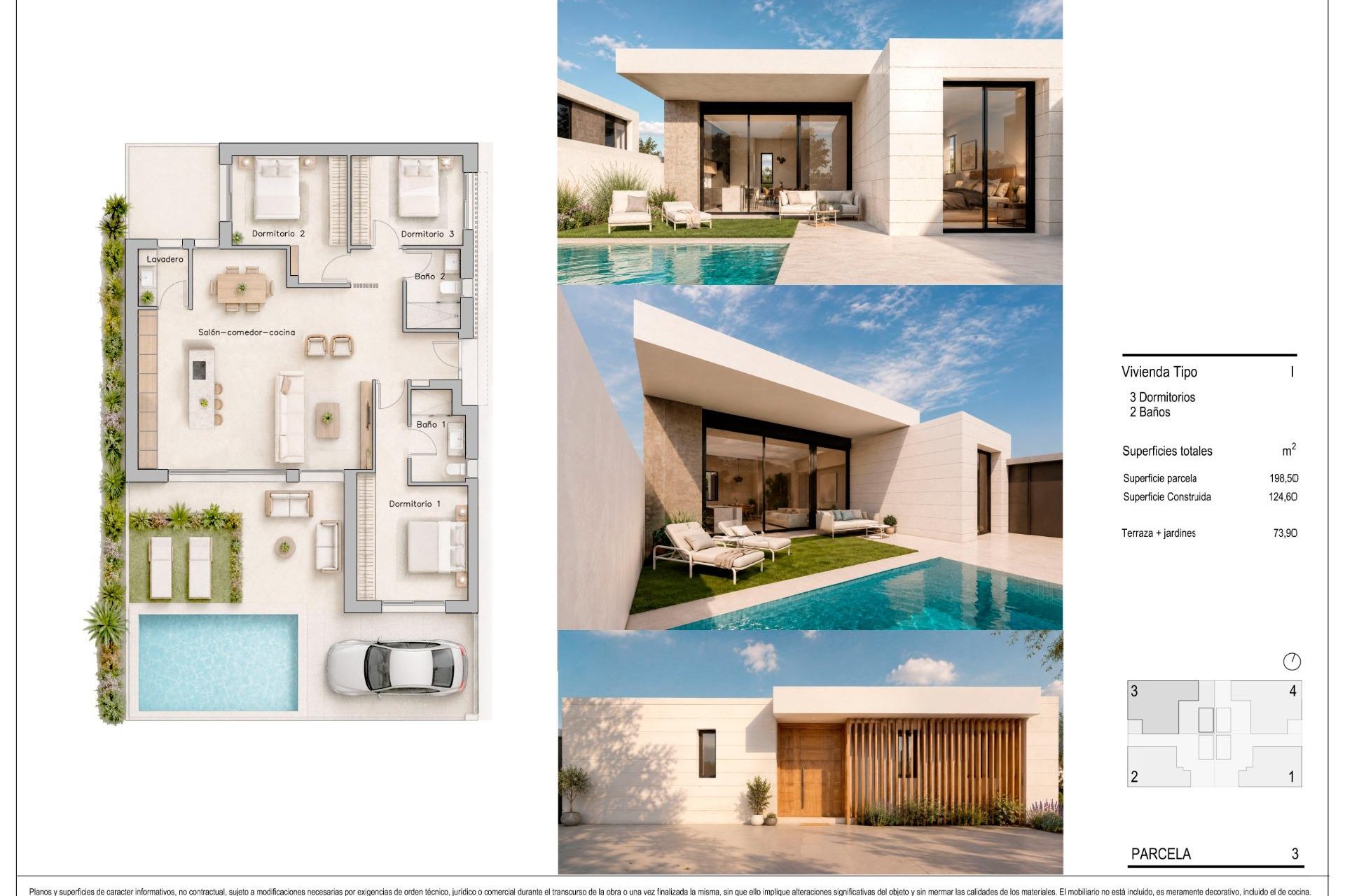 Obra nueva - villa -
Pilar de la Horadada - pueblo