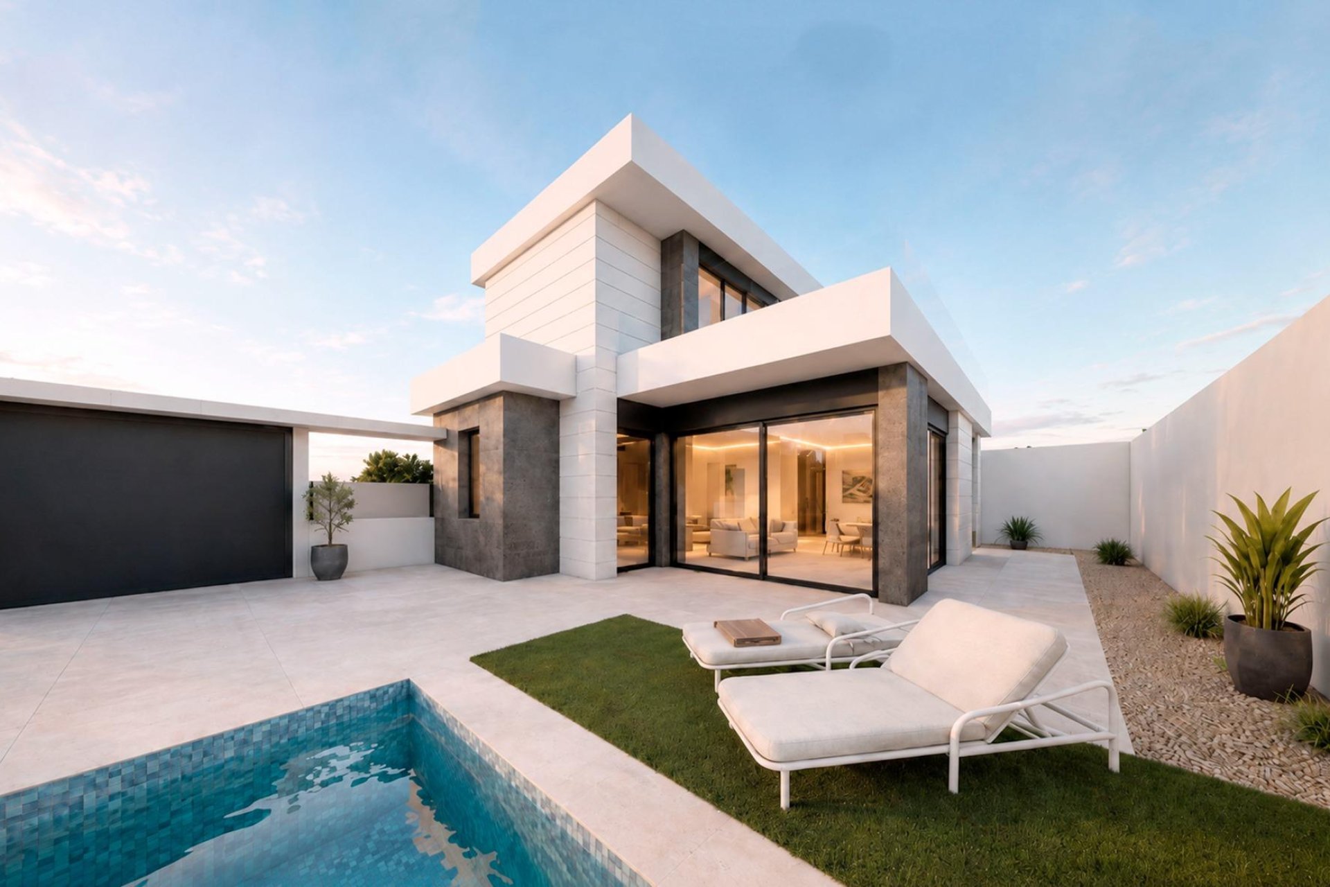 Obra nueva - villa -
Pilar de la Horadada - pueblo