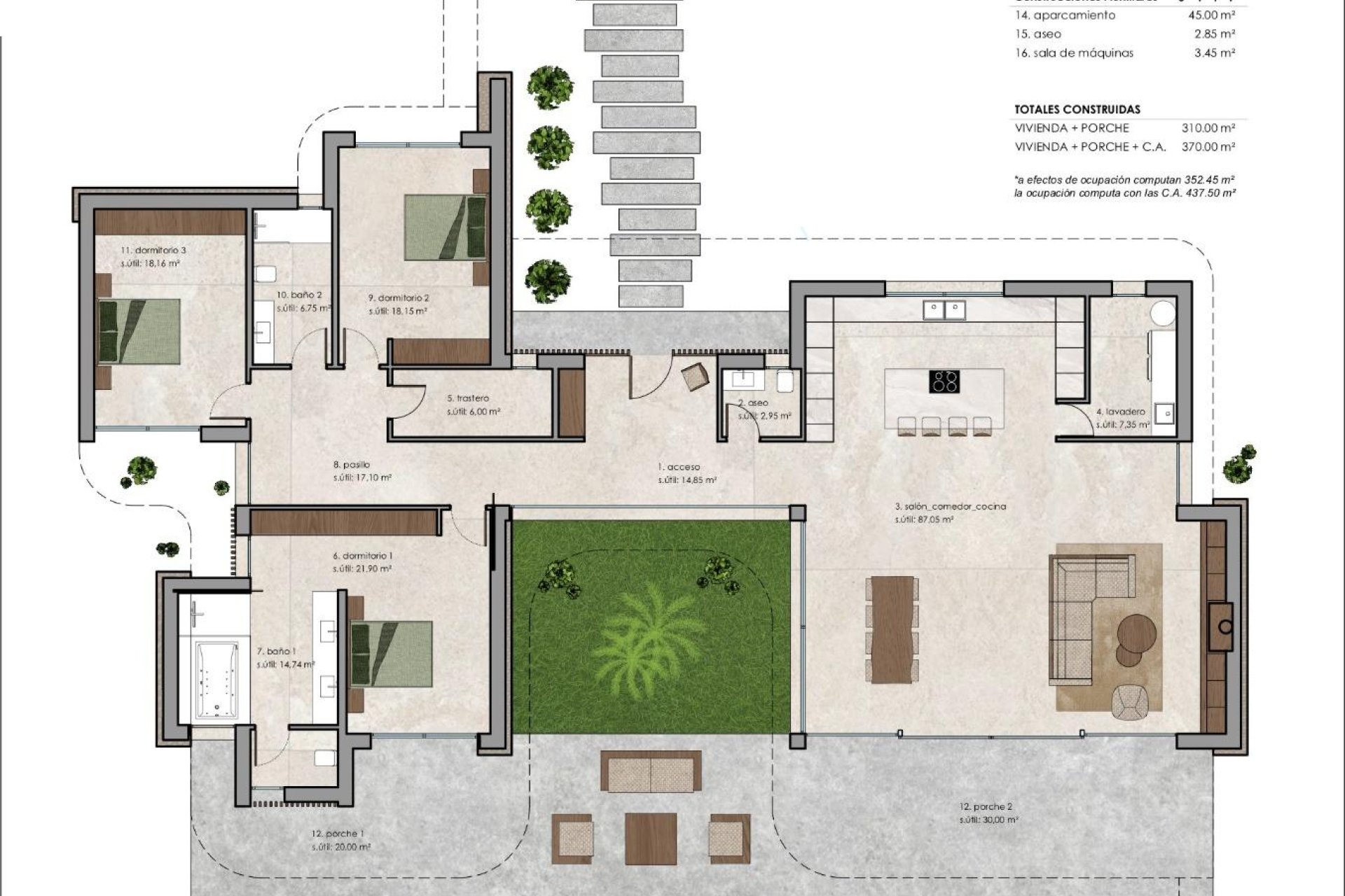 Obra nueva - villa -
Pinoso - Lel