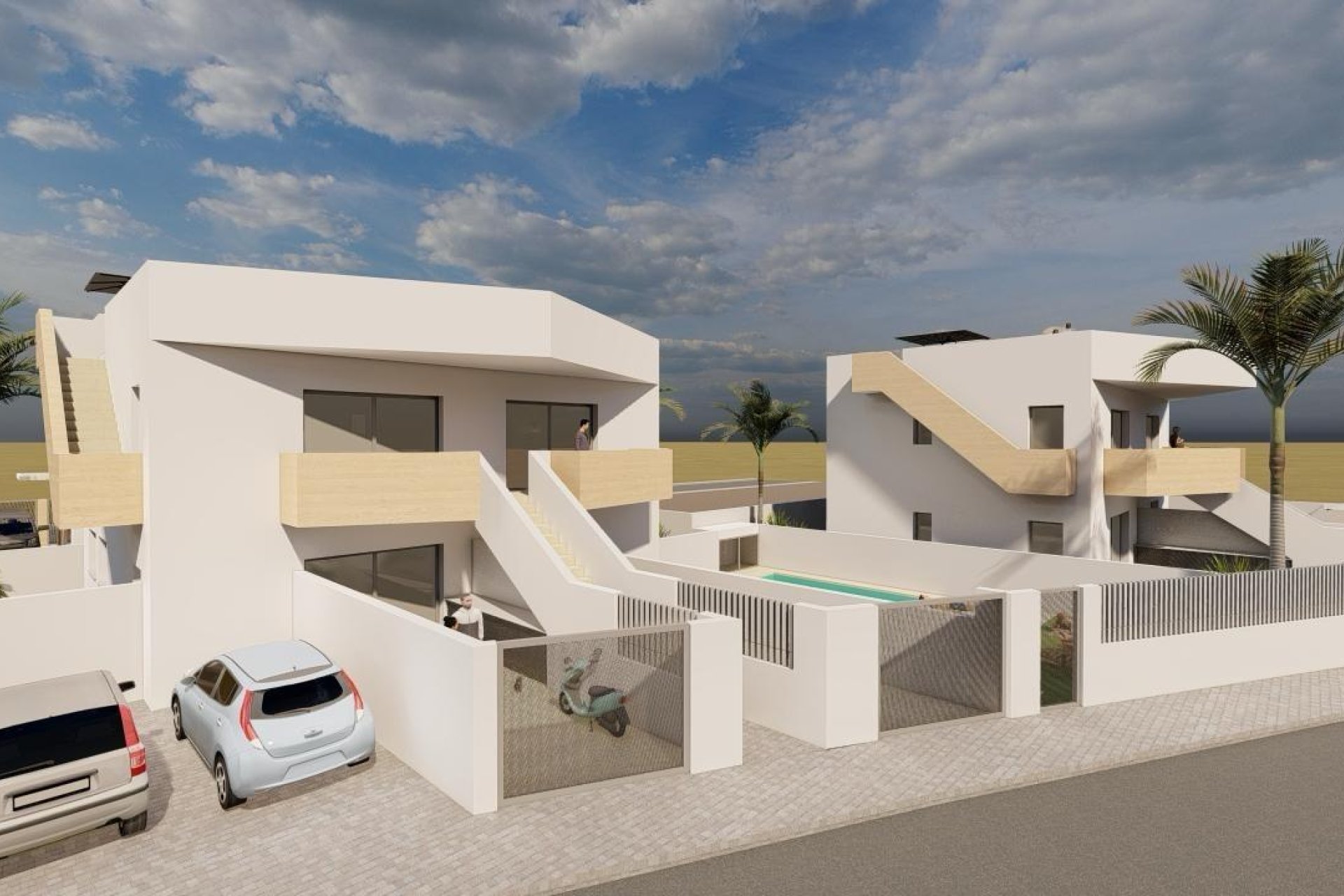 Obra nueva - villa -
Puerto de Mazarron - Mar De Plata