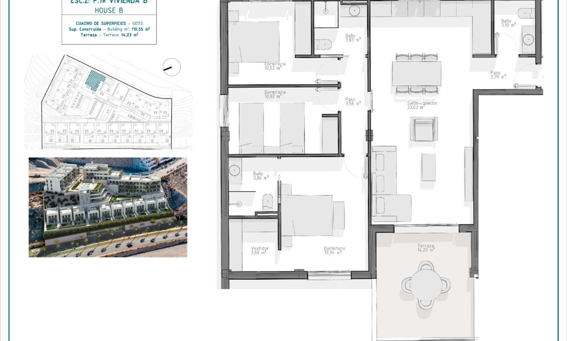 New Build - apartment -
Aguilas - Playa del Hornillo