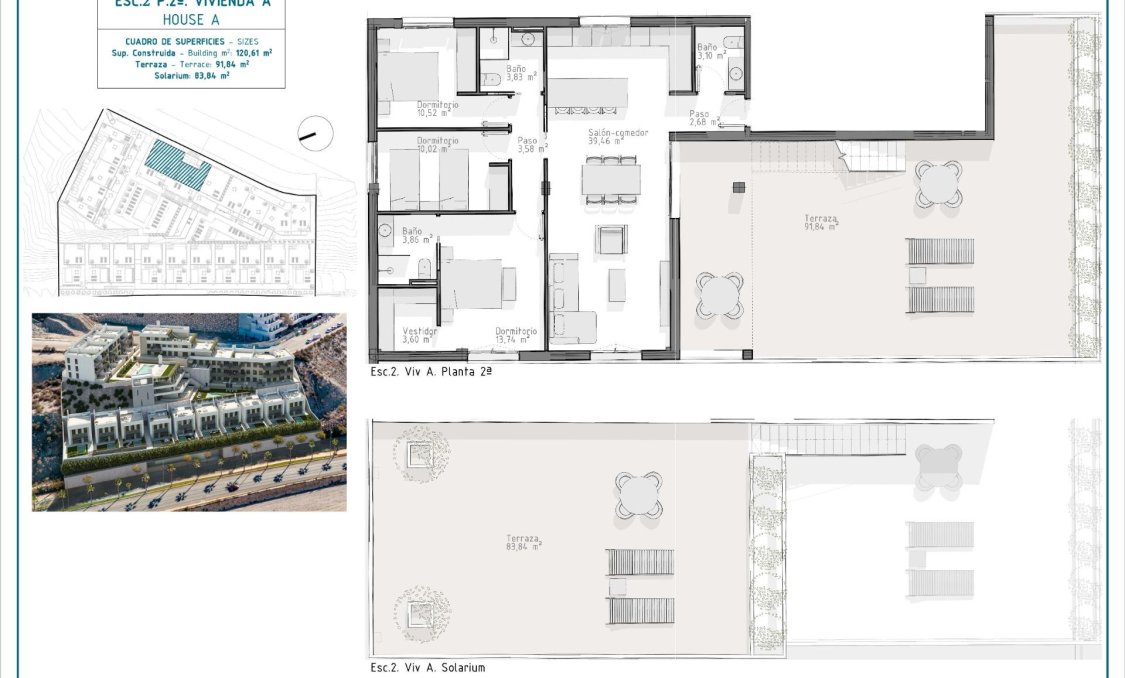 New Build - Penthouse -
Aguilas - Playa del Hornillo