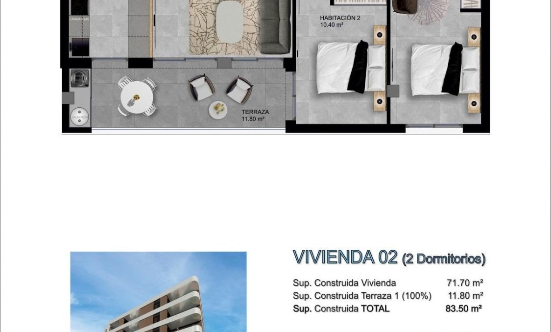 New Build - Penthouse -
Santa Pola - pueblo