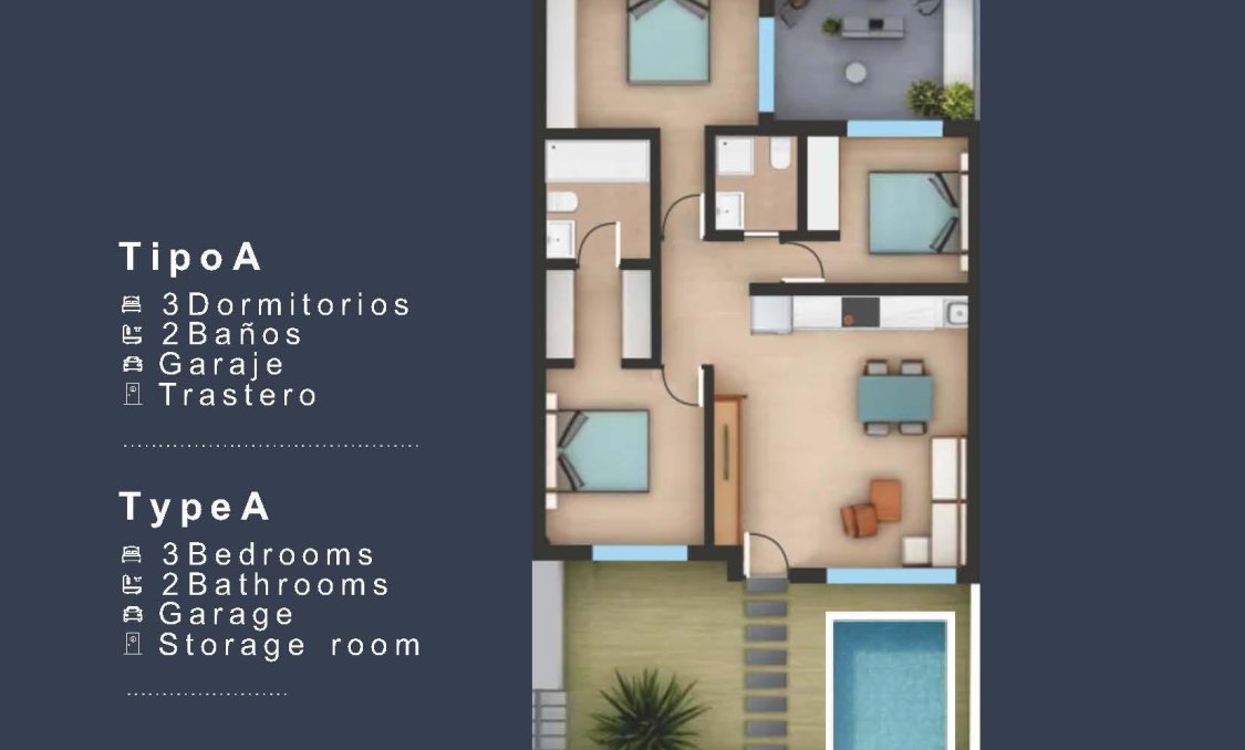 New Build - Ground Floor Bungalow -
San Pedro del Pinatar - Los Pinos