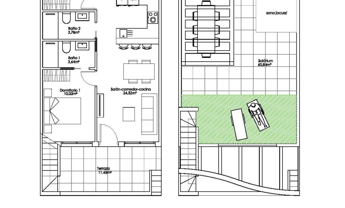 New Build - Bungalow -
Pilar de la Horadada - Parque Ramon eugenio Escudero