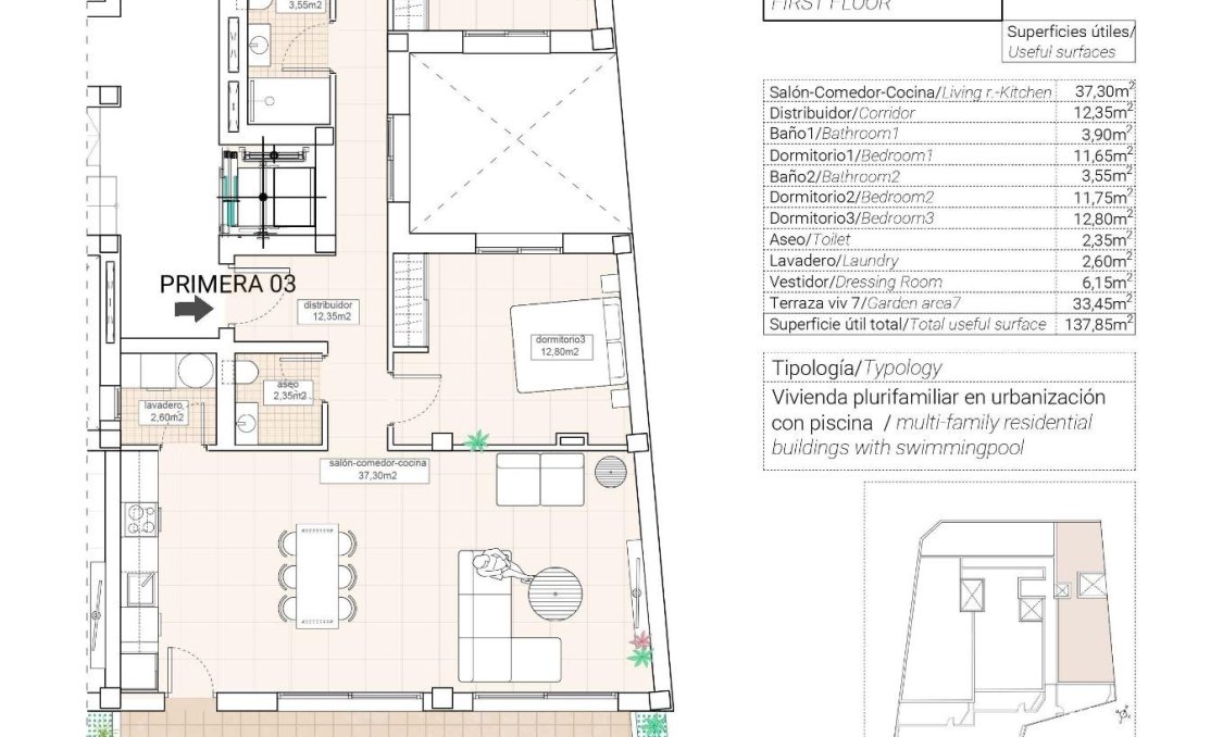 New Build - apartment -
Hondón de las Nieves - Pueblo