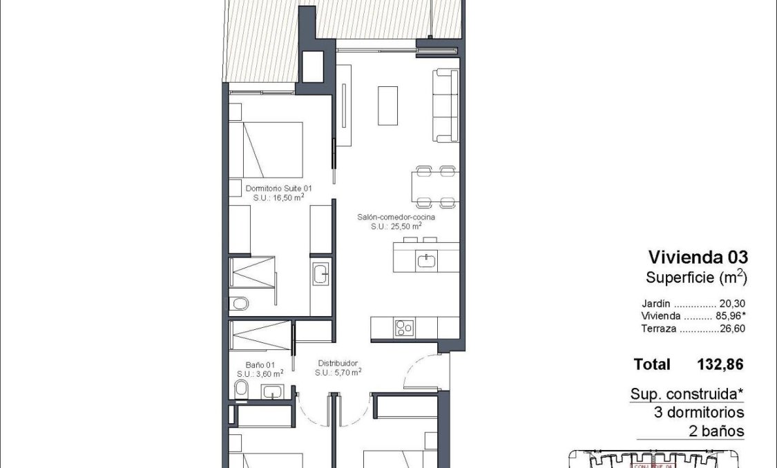 Nowy budynek - Bungalow -
Ciudad Quesada - Lo Marabú