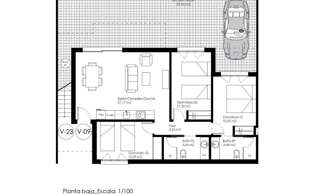 New Build - Bungalow -
Pilar de la Horadada - pueblo