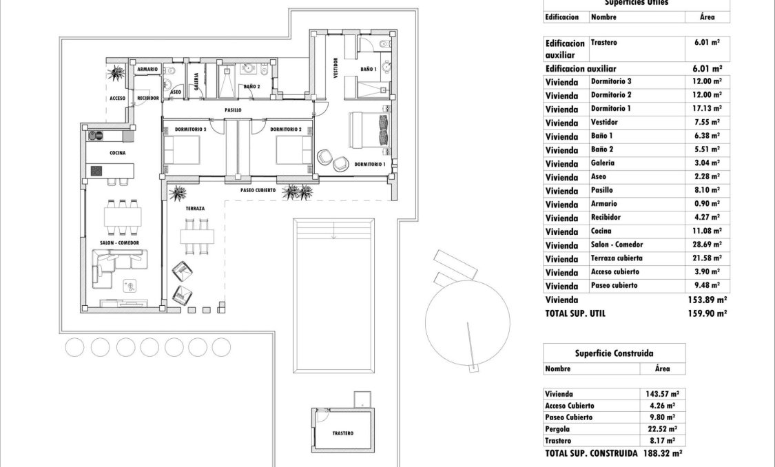 New Build - villa -
Aspe - Poligono 19