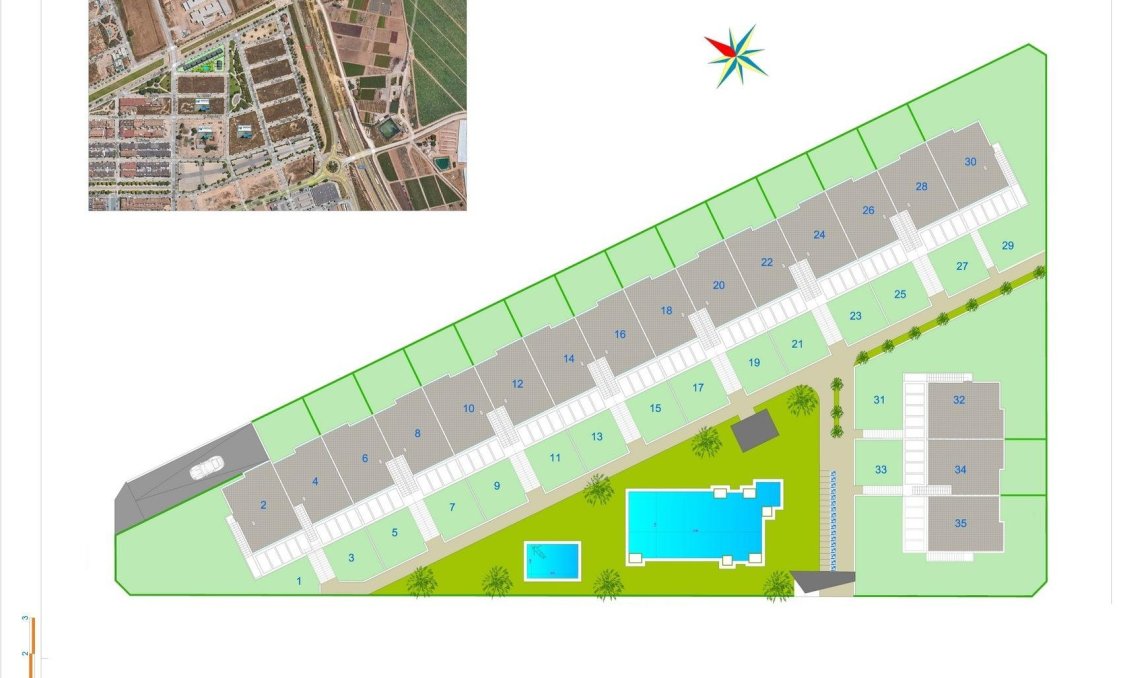 New Build - Bungalow -
Pilar de la Horadada - pueblo