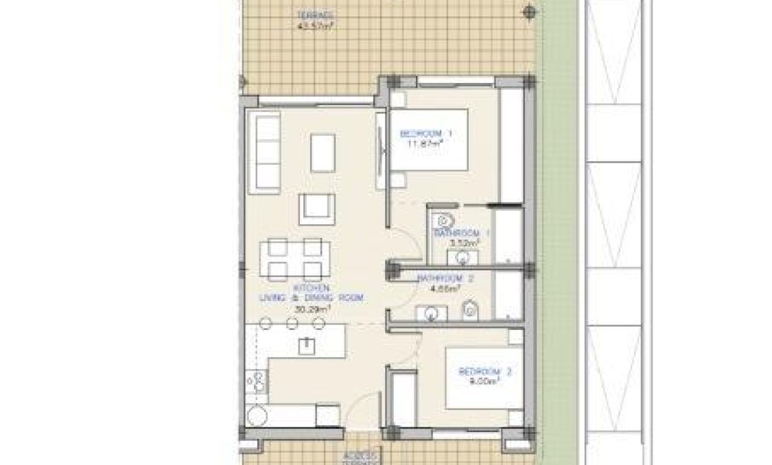 New Build - apartment -
Los Alcazares - Serena Golf
