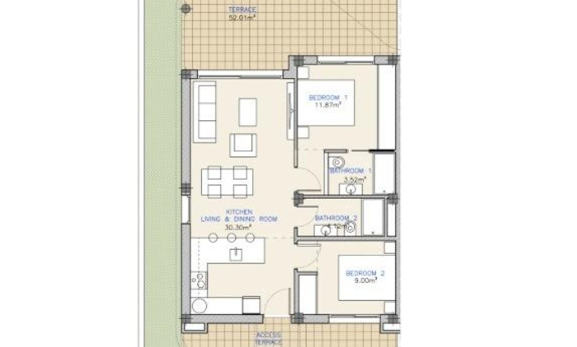 New Build - apartment -
Los Alcazares - Serena Golf