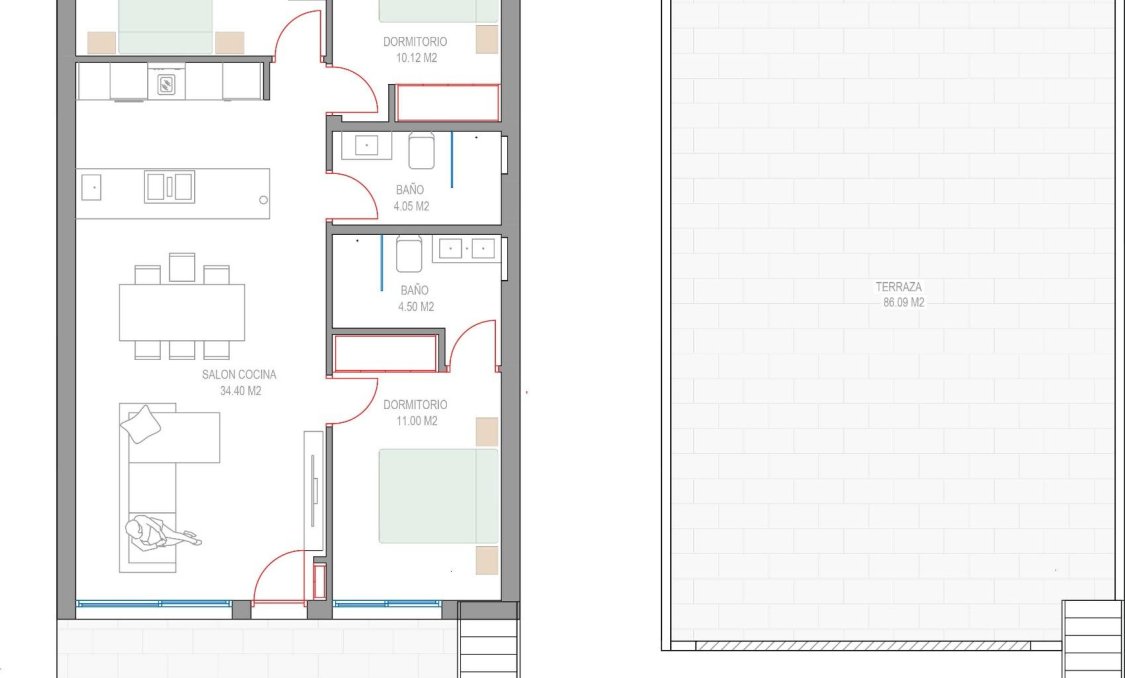 New Build - Bungalow -
Pilar de la Horadada - Parque del Mediterraneo