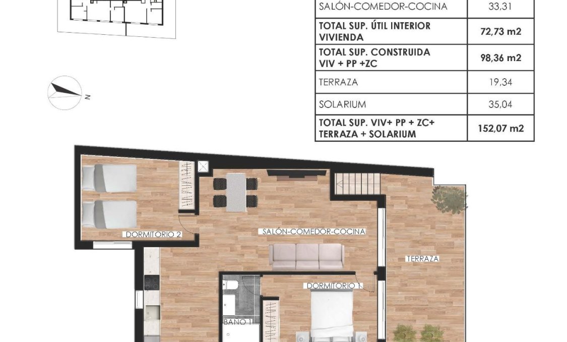 New Build - Penthouse -
Torrevieja - Parque de las Naciones