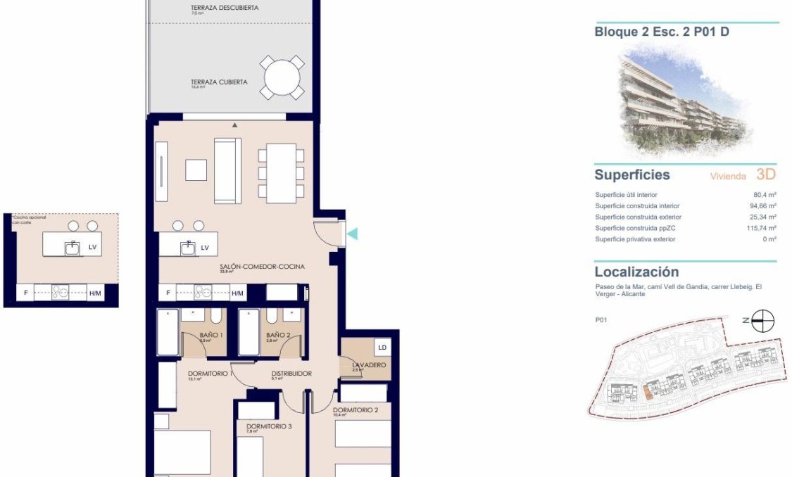 New Build - apartment -
Denia - Playa de La Almadraba