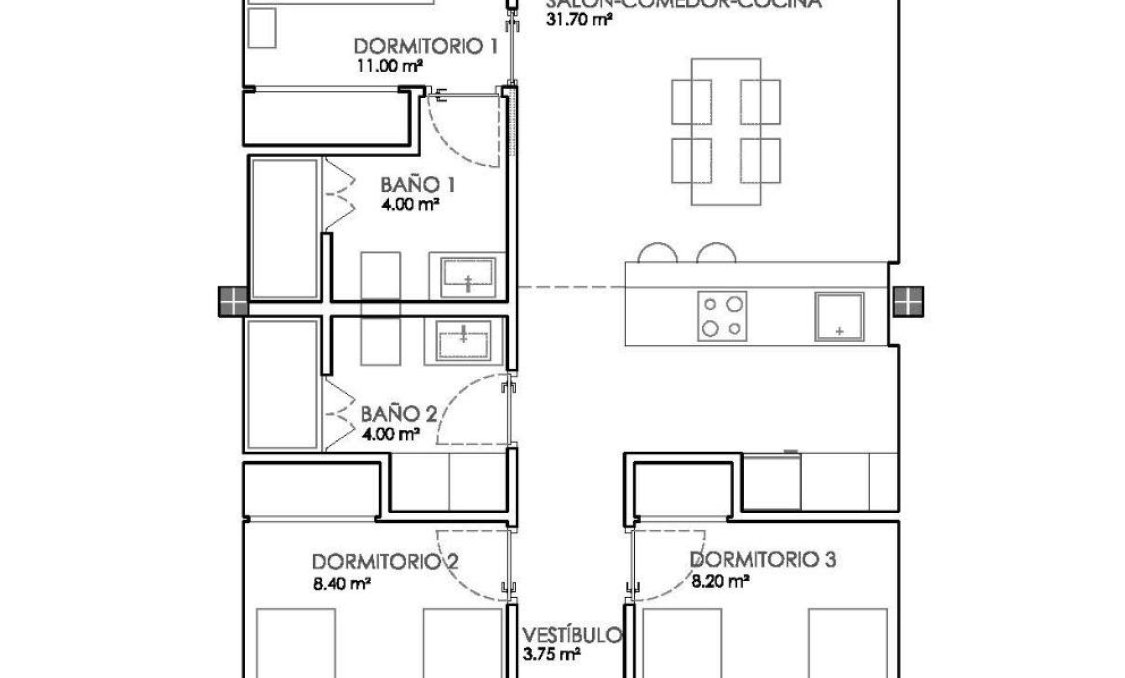 New Build - Bungalow -
Bigastro - Loma Alta