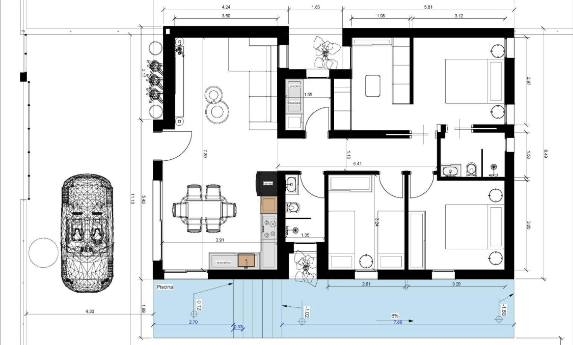 New Build - villa -
Benijofar - Urb. Monteazul