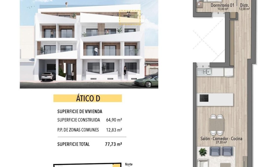 New Build - Penthouse -
Torrevieja - Playa de El Cura