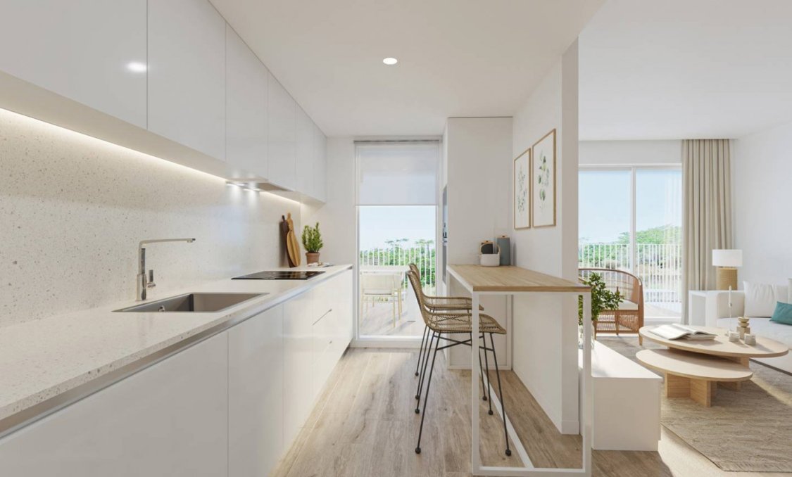 New Build - Ground floor apartment -
Jávea Xàbia - centro