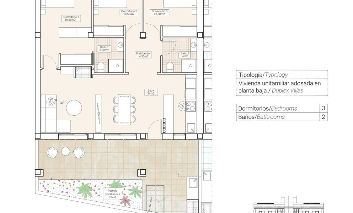 Obra nueva - Bungalow -
Hondón de las Nieves - El Salero